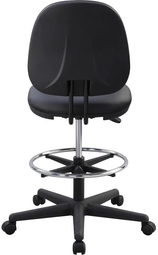 Alt view image 6 of 8 - Lorell 62627 Vinyl Contoured Back Stool