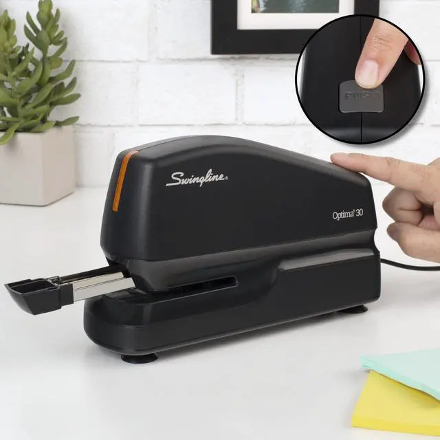 Alt view image 3 of 7 - Swingline® Speed Pro 25 Electric Stapler, Black, S7042150
