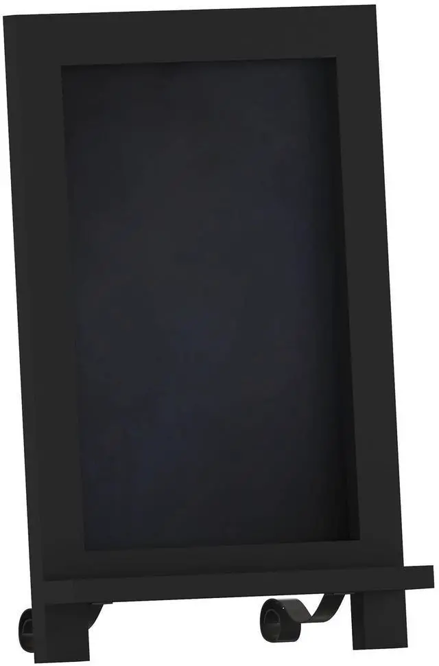 Alt view image 13 of 19 - Flash Furniture Canterbury Tabletop Magnetic Chalkboard Sign Black 12" x 17" (HFKHDGDIS722315)