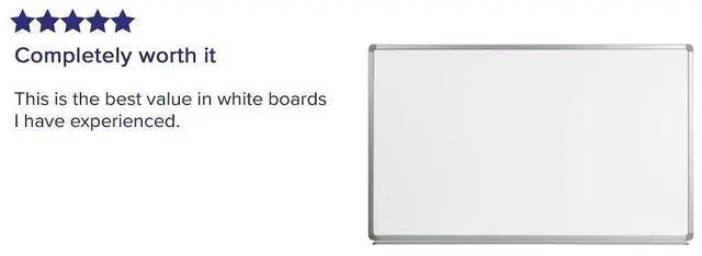 Alt view image 16 of 16 - 5' W x 3' H Magnetic Marker Board