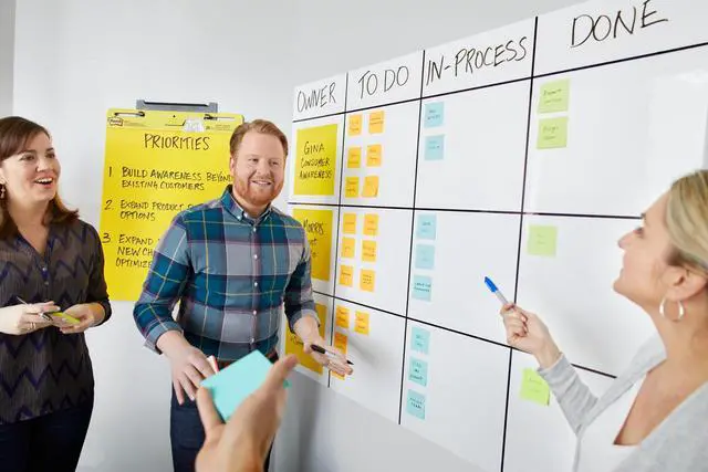 Alt view image 18 of 20 - Post-it - Dry Erase Surface with Adhesive Backing, 72 x 48 - White