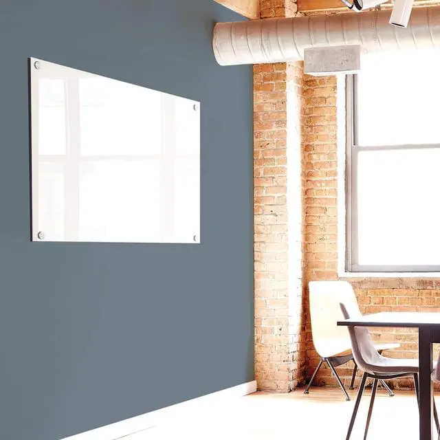 Alt view image 6 of 7 - Dry Erase Board, Magnetic Whiteboard 36" x 24", Glass Board for Wall, Infinity, Brilliance White (G23624W)