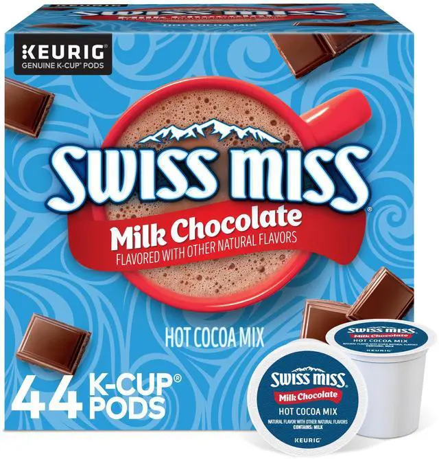 Main image of Swiss Miss Milk Chocolate Hot Cocoa, Single-Serve Keurig K-Cup Pods, Hot Chocolate, 44 Count