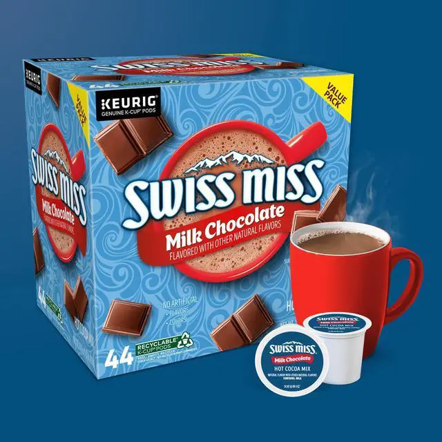 Alt view image 7 of 7 - Swiss Miss Milk Chocolate Hot Cocoa, Single-Serve Keurig K-Cup Pods, Hot Chocolate, 44 Count