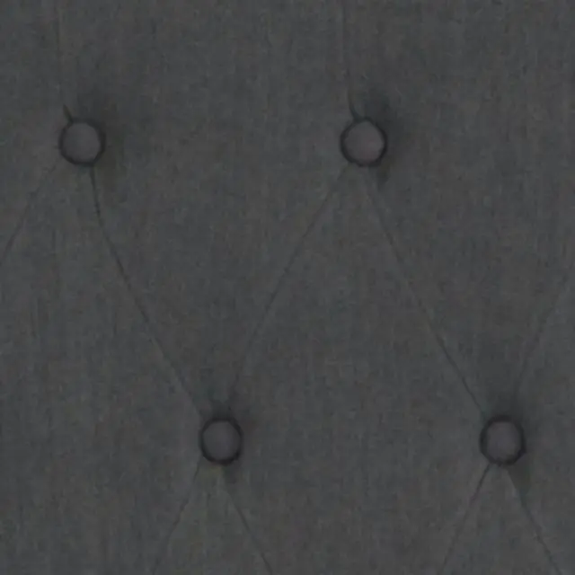 Alt view image 18 of 18 - Riverdale Queen Size Tufted Upholstered Platform Bed in Dark Gray Fabric with Memory Foam Mattress