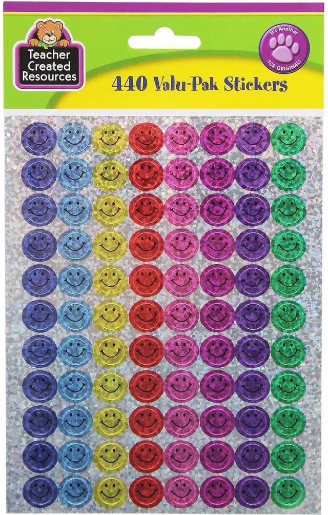 Alt view image 5 of 5 - TEACHER CREATED RESOURCES (6 PK) MINI HAPPY FACES SPARKLE