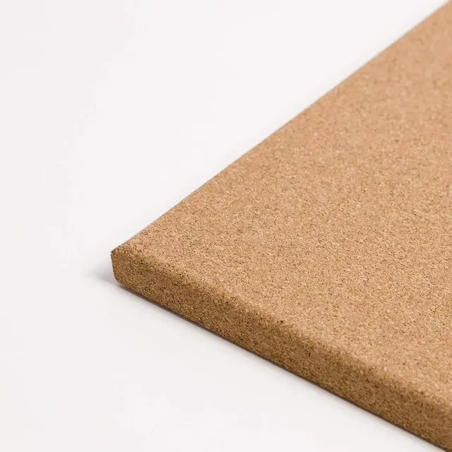 Alt view image 4 of 8 - U Brands Square Cork Bulletin Board, 14 x 14 Inches, Frameless, Natural, Push Pins Included (463U00-04), Assorted Colors
