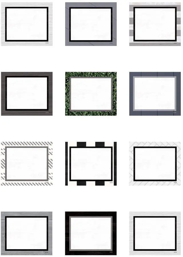 Alt view image 4 of 4 - Teacher Created Resources Modern Farmhouse Blank Cards Mini Accents 36 Per Pack 6 Packs (TCR8519-6)