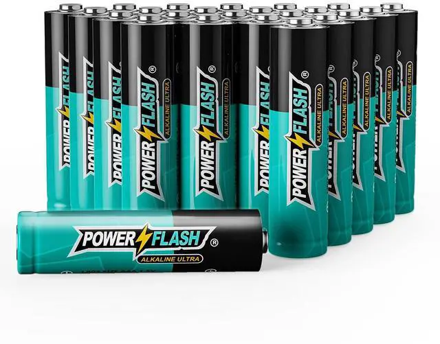 Alt view image 2 of 2 - POWER FLASH AA Batteries 12 Pack with Fresh Date-Triple A Long-Lasting Alkaline High-Performance Battery,1.5 Volt,10-Year Shelf Life