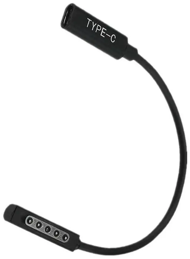 Main image of Type C PD Charging Cable USB C Female Power Supply Charger Adapter Converter for Microsof Surface Pro 1/2