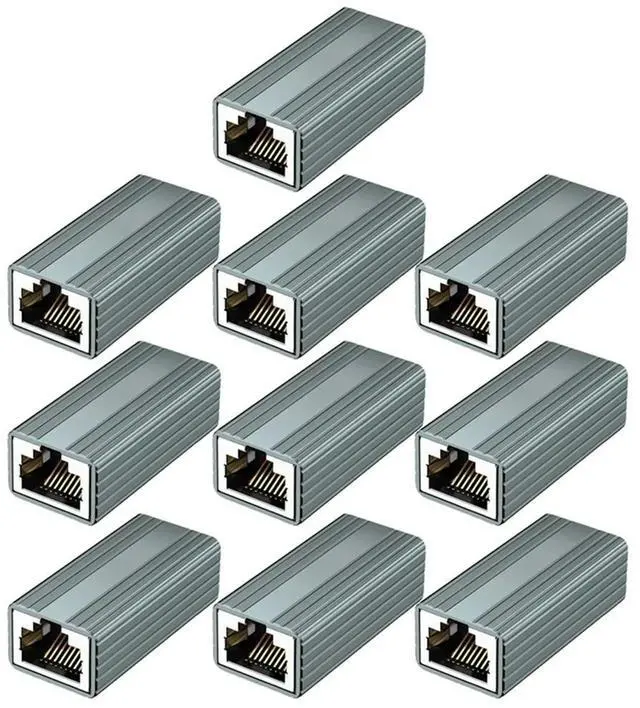 Main image of ATP-10Gbps RJ45 Connector Female to Female Gigabit Network Extender for Cat8 Cat7 Cat6 Cat5 Ethernet Cable Adapter 10Pcs