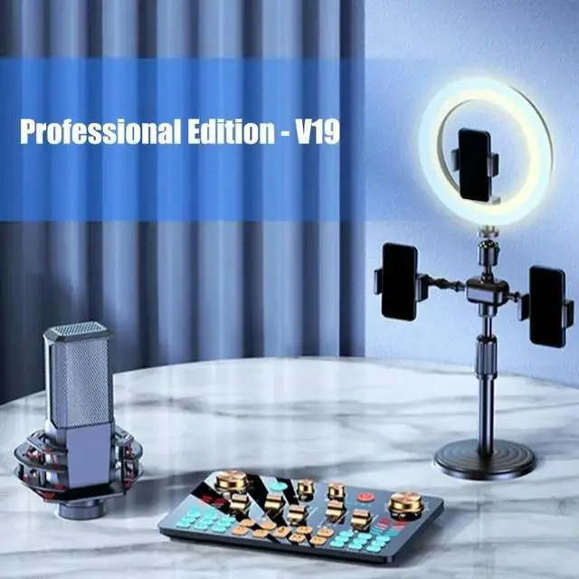 Main image of Professional Gaming Soundboards XLR Mics Interfaces 48V Phantoms Power Lighting