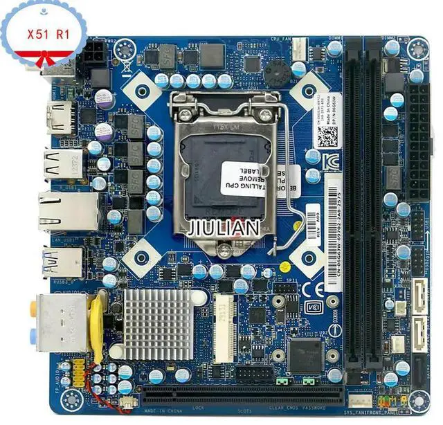 Main image of 6G6JW H61 LGA1155 V2 DDR3 Mini-ITX For X51 R1 Motherboard 06G6JW CN-06G6JW In Good Condition