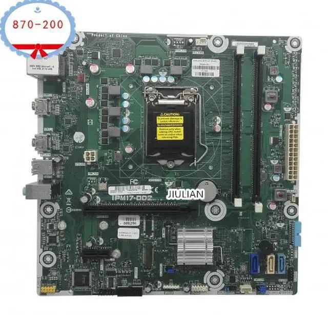 Main image of System Mb 862992-002 For OMEN 870-200 PAVILION 560-P 750-500 IPM17-DD2 Desktop Motherboard 862992-602 OK