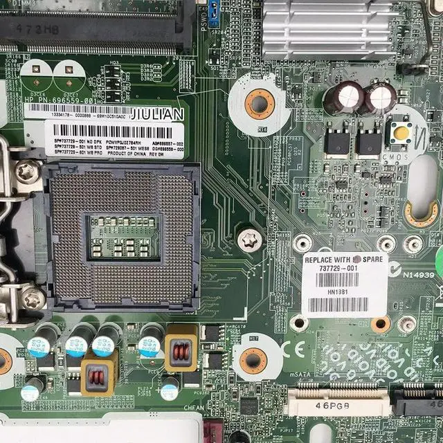 Alt view image 3 of 3 - For EliteDesk 800 G1 USDT Motherboard 696559-001 737729-001 729087-501 696557-002 696558-000 LGA1150 DDR3