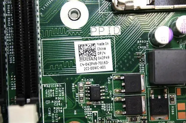 Alt view image 2 of 2 - Mainboard For OptiPlex 3010 Desktop System Motherboard Socket LGA115X 042P49 42P49