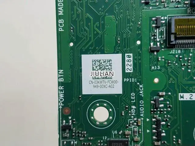Alt view image 3 of 3 - System Motherboard For Optiplex 3060 Desktop Mother Board LGA 1151 Ddr4 3KWTV 03KWTV Fully Working