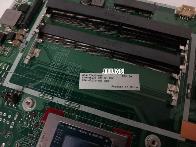 Alt view image 3 of 3 - Mainboard For 24-DP AiO DDR4 Motherboard with Ryzen 7 4700U CPU L73425-005 M45236-001 M45236-601 OK