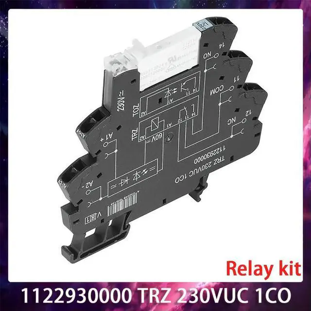 Alt view image 2 of 3 - 1122930000 TRZ 230VUC 1CO Relay kit AgNi Contact Point