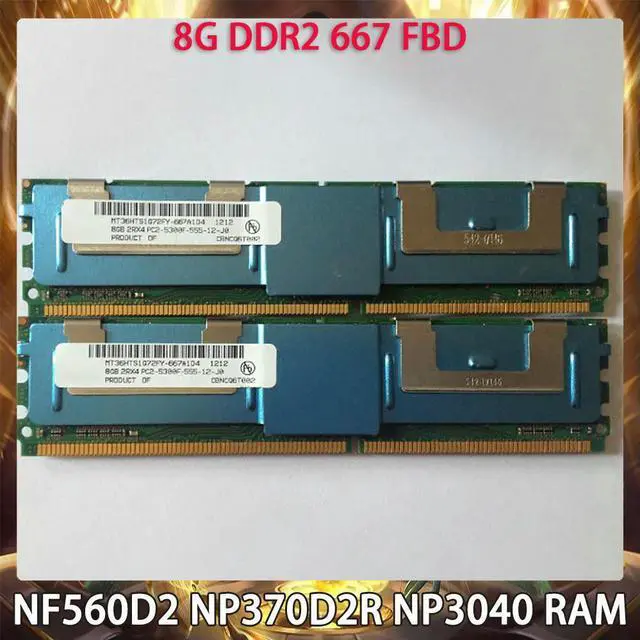 Main image of For Inspur NF560D2 NP370D2R NP3040 Server Memory 8GB 8G DDR2 667 FBD RAM