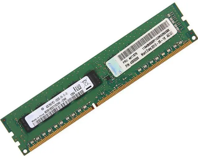Alt view image 3 of 3 - For RAM X3250 M3 X3250 X3530 M4 44T1575 44T1571 48X5293 ECC UDIMM Server Memory Fast Ship DDR3 4GB 1333