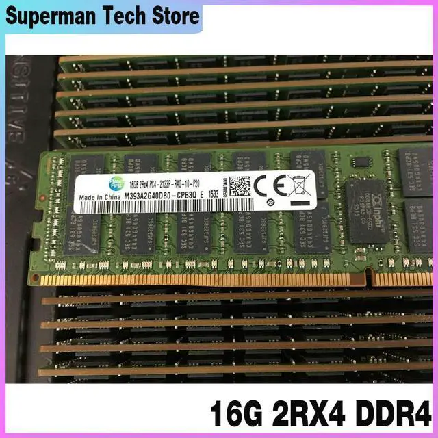 Main image of 1Pcs M393A2G40DB0-CPB3Q For RAM 16GB PC4-2133P 2133 Server Memory 16G 2RX4 DDR4