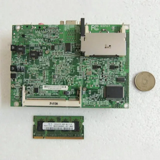 Alt view image 3 of 3 - ADE-2100 Industrial Control Motherboard High-end Embedded Motherboard 3.5'' With 1GB Memory