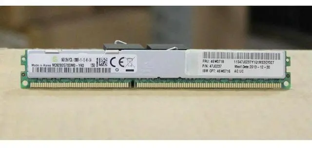 Alt view image 2 of 3 - Server Memory 46W0718 46W0716 47J0237 PC3L-12800R 16GB DDR3 1600 VLP RAM