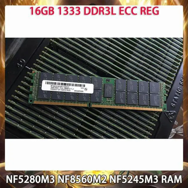 Main image of For Inspur NF5280M3 NF8560M2 NF5245M3 Server Memory 16GB 1333 DDR3L ECC REG RAM