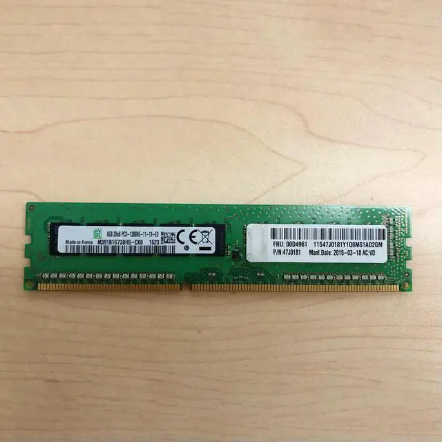 Alt view image 2 of 3 - For RAM 00D4959 00D4961 47J0181 PC3-12800E Server Memory Fast Ship 8GB DDR3 1600