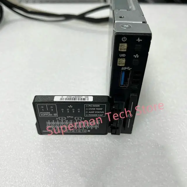 Alt view image 2 of 2 - For DL380 388G9 Server SID Switch Board Fault Display Board 747591 777288-001 747591-001
