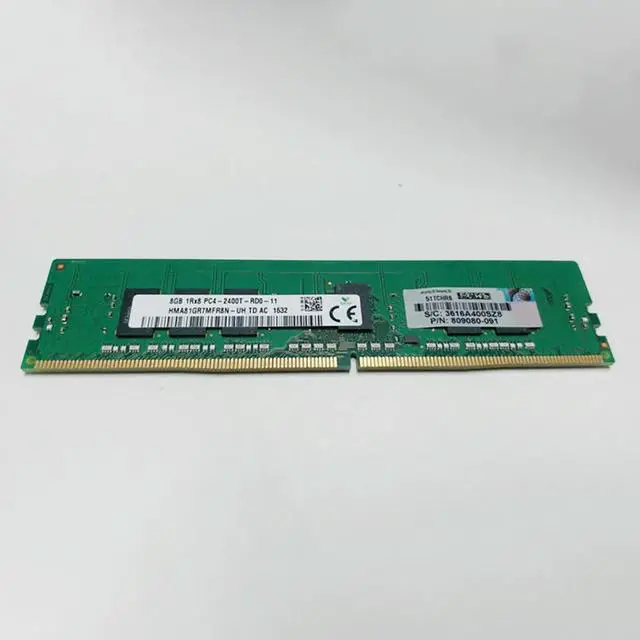 Alt view image 3 of 3 - 809080-091 805347-B21 819410-001 852545-001 REG Server Memory Fast Ship 8GB 1RX8 DDR4 2400