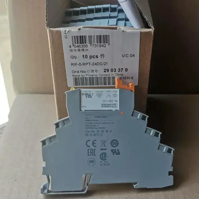Alt view image 2 of 2 - 10 PCS RIF-0-RPT-24DC/21 For Phoenix 2961105 Relay NO.2900958 2903370