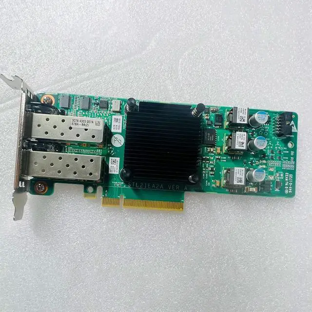 Alt view image 2 of 6 - For SP333 Dual 10-Gigabit Optical Fiber Network Adapter For Mellanox MT27712A0 MCX4121A 02311WTS