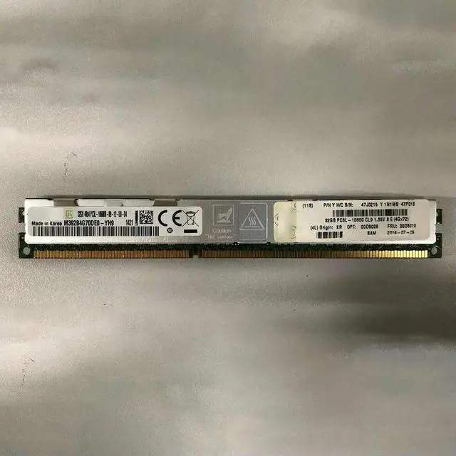 Alt view image 3 of 3 - Server Memory 00D5008 00D5010 47J0215 PC3L-10600R HX5 HS23E HS22 32GB DDR3 1333 4RX4 VLP RAM