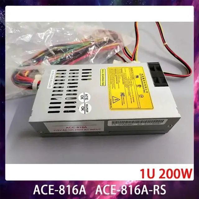 Alt view image 2 of 6 - Industrial Power Supply For IEI ACE-816A 1U 200W ACE-816A-RS Works ly Fast Ship