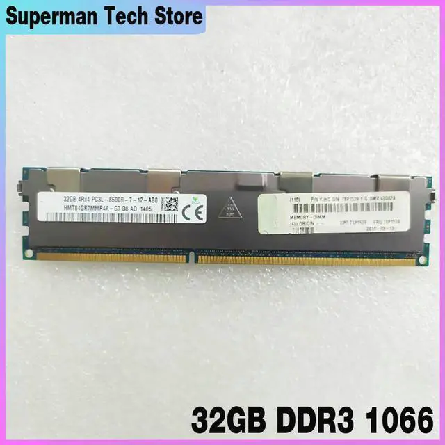 Main image of For RAM P720/740 8202 8205 EM4D 78P1539 POWER7 Server Memory Fast Ship 32GB DDR3 1066