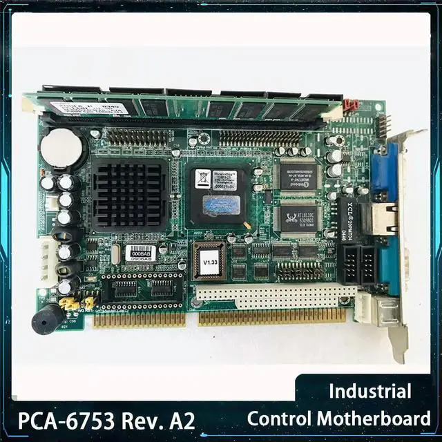 Main image of PCA-6753F ISA Half-length Card For Advantech Industrial Control Equipment Machine Motherboard PCA-6753 Rev. A2