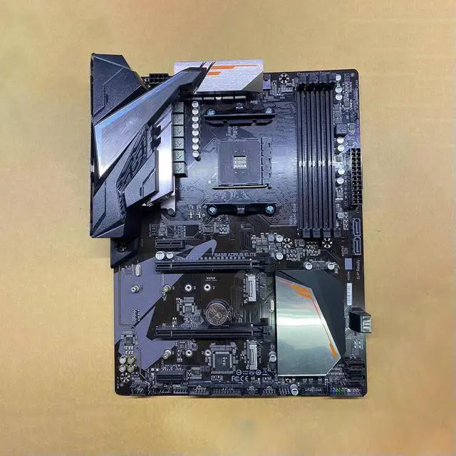 Alt view image 3 of 3 - B450 ELITE computer motherboard Support Ryzen 5 5600 5600G R7 5700X3D CPU 4xDDR4 128GB HDMI Dual M.2 RGB AM4