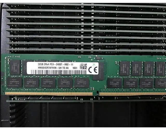 Alt view image 3 of 6 - 1 Pcs RAM 32GB DDR4 2400MHz 2RX4 PC4-2400T 2400 RECC For SK Hynix Server Memory