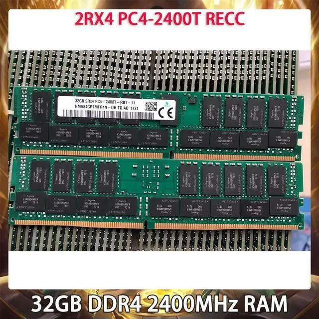 Main image of 1 Pcs RAM 32GB DDR4 2400MHz 2RX4 PC4-2400T 2400 RECC For SK Hynix Server Memory