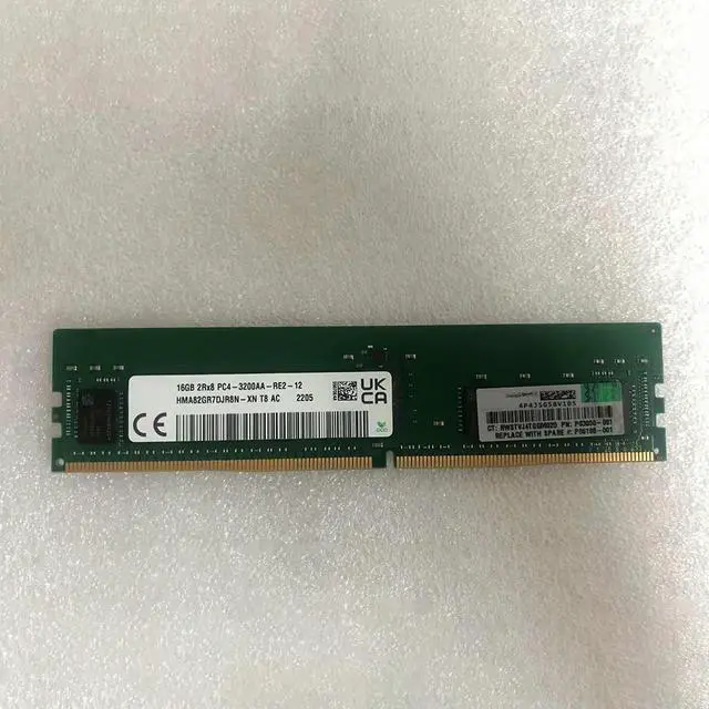 Alt view image 3 of 3 - P00922-B21 P03050-091 P06188-001 16GB DDR4 2933MHz 2RX8 PC4-2933Y RAM For Server Memory