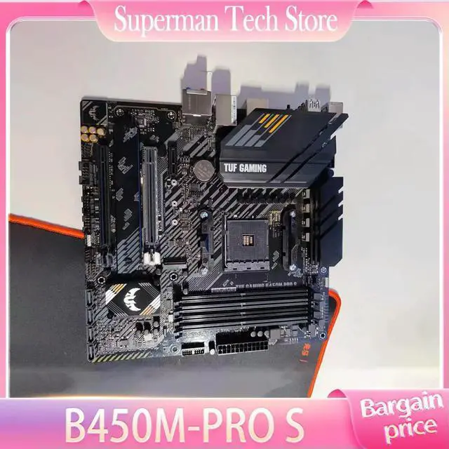 CPU AMD Ryzen 7 2700 & ASUS TUF B450M-PRO GA ASUS TUF TUF B450M-PRO GAMING AM4 Micro ATX AMD Motherboard
