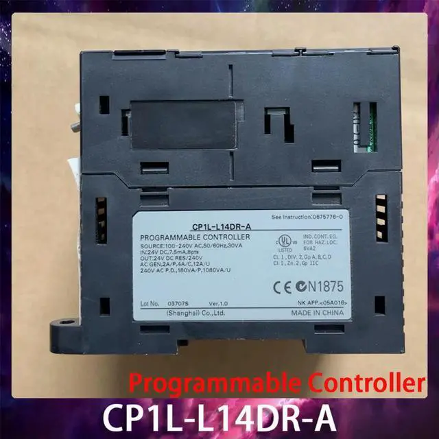Alt view image 2 of 3 - PLC CP1L-L14DR-A Programmable Controller AC100-240V DC24V 0.2A