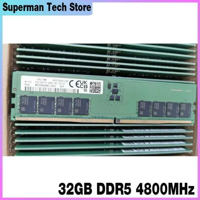 Main image of M323R4GA3BB0 2Rx8 4800B RAM For Desktop Memory 32GB DDR5 4800MHz