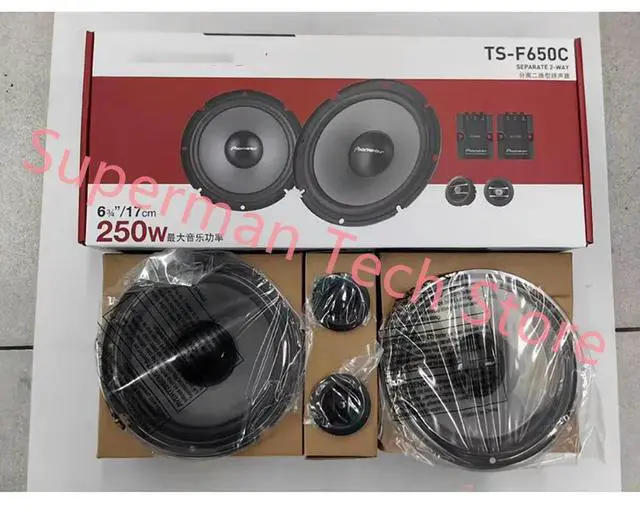 Alt view image 2 of 3 - Car Speaker f650c Dual-frequency Speaker Set TS-F650C
