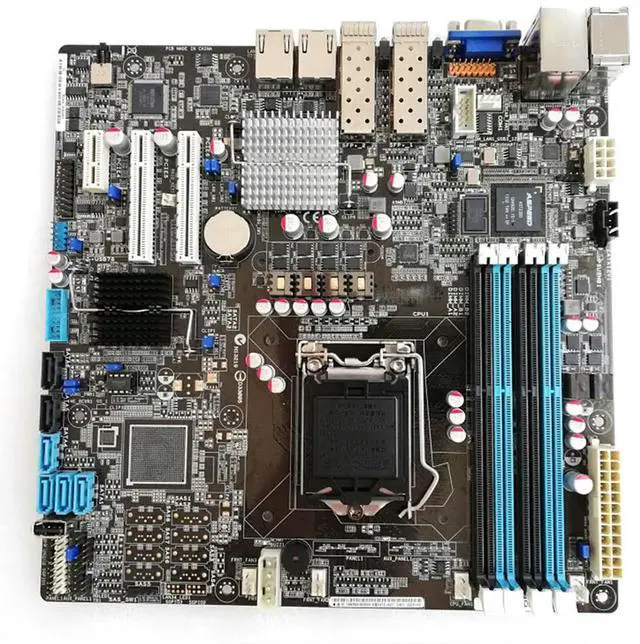Alt view image 3 of 3 - Server Motherboard For P9D-MH/10G-DUAL 1150 E3-1230 V3