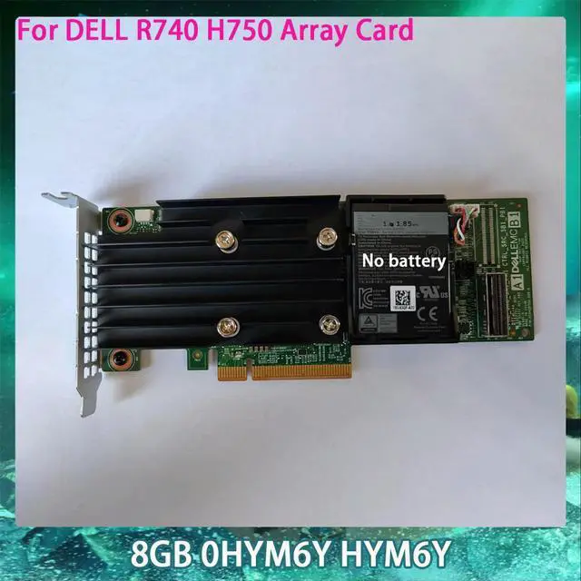 Alt view image 2 of 3 - 8GB 0HYM6Y HYM6Y For R740 H750 Array Card 8G Cache Disk RAID PCIE*8