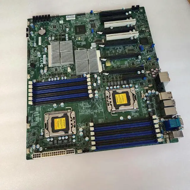 Alt view image 3 of 3 - X8DTG-QF For Support Dual Xeon X58 Chip Server Workstation Motherboard 1366-pin 5520 Chipset