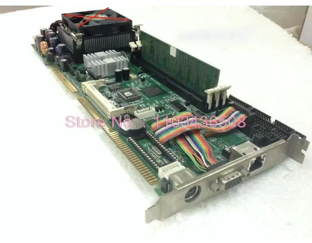 Alt view image 2 of 3 - For Axiomtek Single Network Port Industrial Computer Motherboard SBC81820 REV:A2
